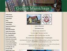 Tablet Screenshot of gollob-musikhaus.at